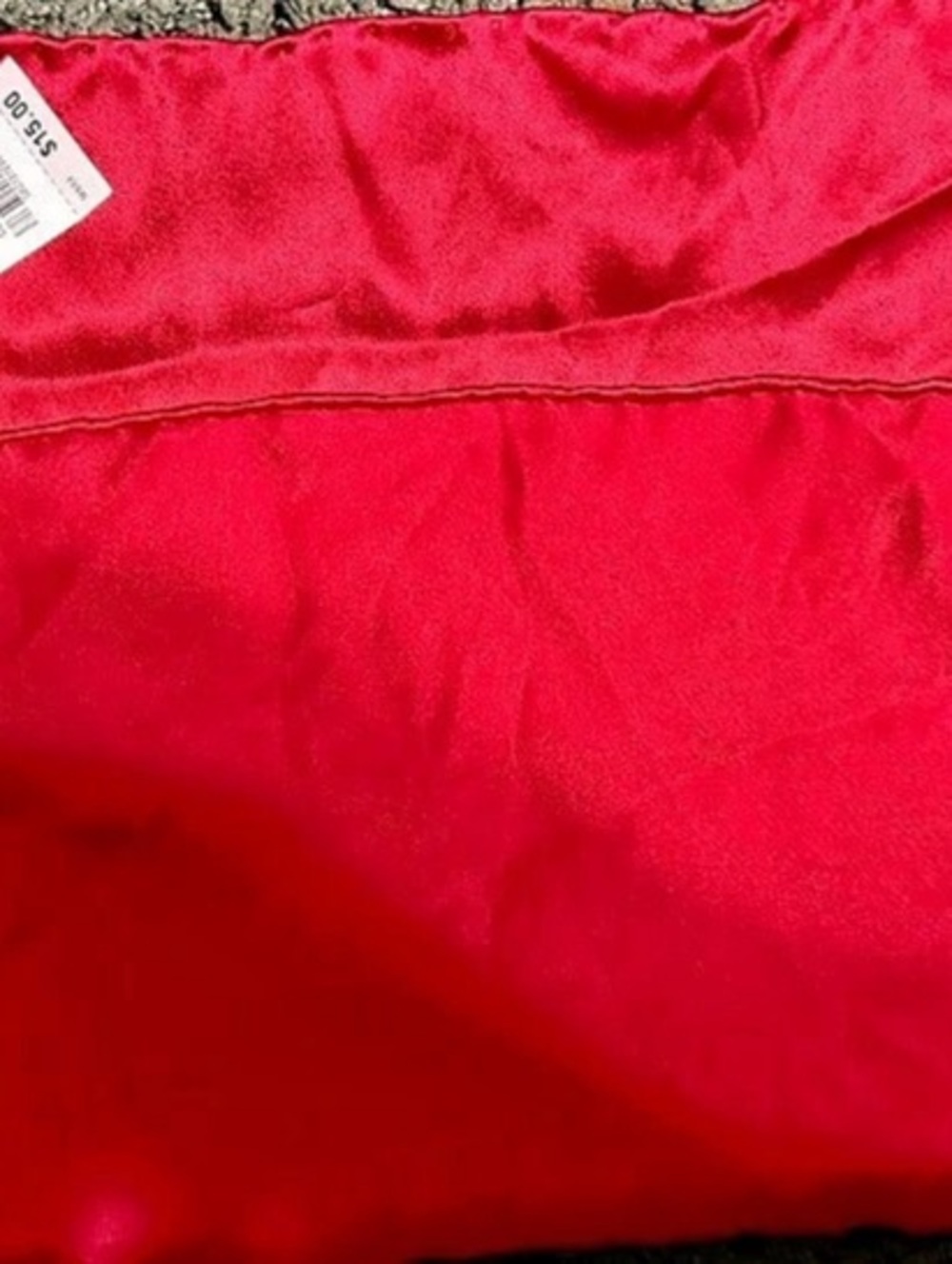 Club Room Solid Pocket Square Solid Red Silk Pocket Square